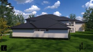 3D Render Plan - Bella Vista - Custom Luxury Home Design by Crest Residential Design