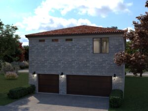 Render Plan 1B - Custom Home Design by Crest Residential Design