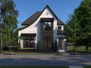 Render Plan 2A - Ripe Olive - Custom Home Design by Crest Residential Design