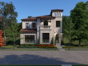 CRD Render Plan 2B - Custom Luxury Home Design by Crest Residential Design