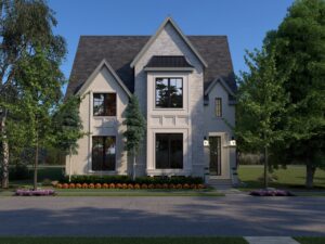 Render Plan 2C - Custom Luxury Home Design by Crest Residential Design