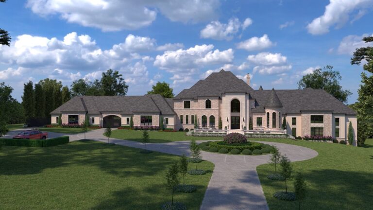 3D Render Plan - Custom Luxury Home Design by Crest Residential Design