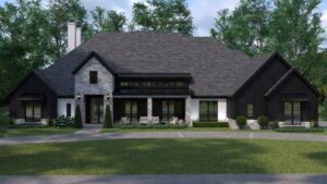 3D Render Plan - All American Home Geona 2024 - custom luxury home design by Crest Residential