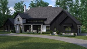 3D Render Plan - All American Home Geona 2024 - custom luxury home design by Crest Residential