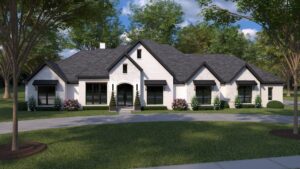 3D Render - All American 2024 - Custom Luxury Home Design by Crest Residential Design
