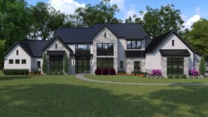 3D Render Plan - 63C - Custom home Design by Crest Residential Design