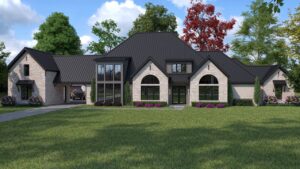 3D Render Plan 2024 - Custom Luxury Home Design by Crest Residential Design