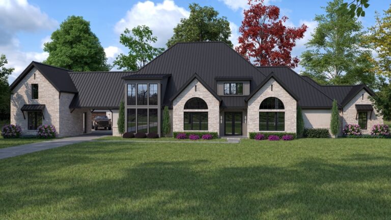 3D Render Plan 2024 - Custom Luxury Home Design by Crest Residential Design