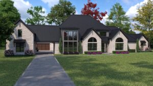 3D Render Plan 2024 - Custom Luxury Home Design by Crest Residential Design