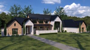 3D Render Plan 2024 - Custom Luxury Home Design by Crest Residential Design