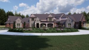 3D Rendering 2024 - Custom Home Design by Crest Residential Design