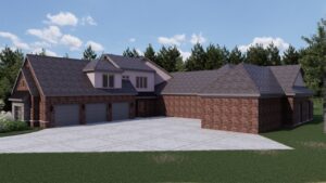 3D Rendering 2024 - Custom Home Design by Crest Residential Design