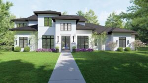 2025-01 3D Rendering - Custom Luxury Home Design by Crest Residential Design