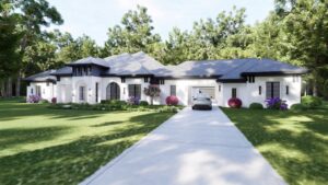 3D Renderings - Pharris 45C - Custom Home Design by Crest Residential Design