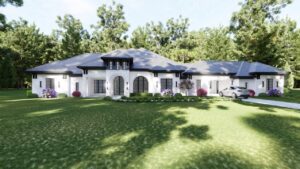3D Renderings - Pharris 45C - Custom Home Design by Crest Residential Design